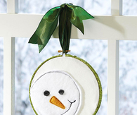 Hanging snowman craft