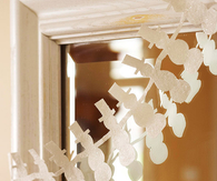 Snowman garland