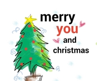 Merry you and christmas