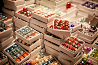 Boxes of Ornaments