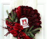 Traditional christmas wreath
