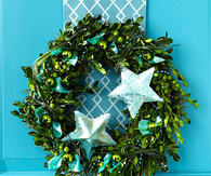 Scrap ribbon wreath