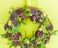 Lotus pod Wreath