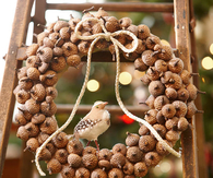 Natural acorn Christmas Wreath