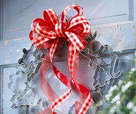 Cookie cutter wreath