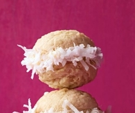 Coconut sandwich cookies