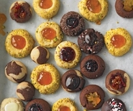 Thumbprints and ball cookies
