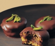 Chocolate pistachio cookies