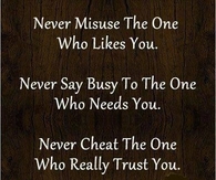never