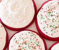 Red velvet christmas cookies