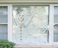 Outdoor holiday window