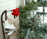 Ice skating decor