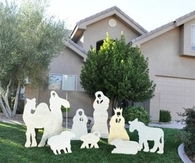 Christmas Yard Nativity