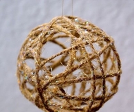 Glitter Twine Ornament