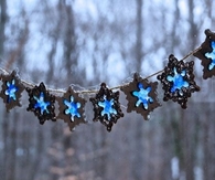 Snowflake Suncatcher Garland