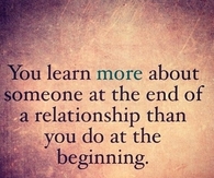 End of a relationship