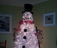Snowman christmas tree