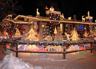Christmas decorated home