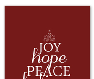 Joy Hope Peace Believe