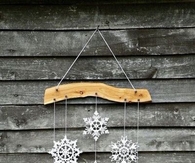 Snowflake dangling decor