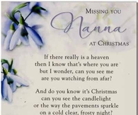 Missing Nana At Christmas Time