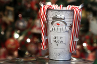 Candy cane tin