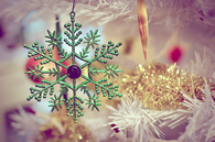Mint snowflake