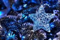 Blue Star ornament