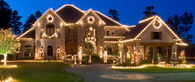 Christmas Lights on House