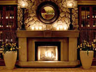 Christmas Fireplace Mantle