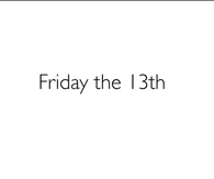 Friday the 13th