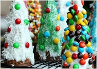 m&m ice cream cone tree