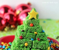 Krispie Treat Christmas Tree