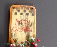 Wooden stocking plant holder