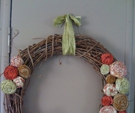 Tree branch wreath