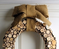 Wood wreath