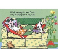 With enough rum balls, any holiday can be jolly!