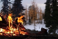 Winter fire