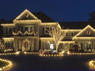 All White Icicle Lights