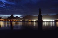 Christmas Cityscape on the River
