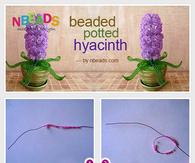 Beaded Potted Hyacinth