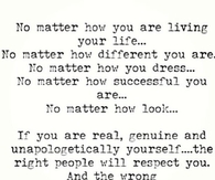 Be True To Yourself