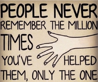 People Never Remember