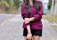 Mauve sweater 