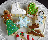 Pretty Christmas Cookies