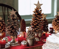 Pinecone Centerpieces