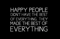 Happy people