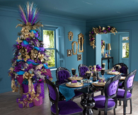 Vibrant Purple & Turquoise Christmas