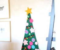 Kid friendly felt tree