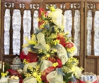 Yellow and blue tree